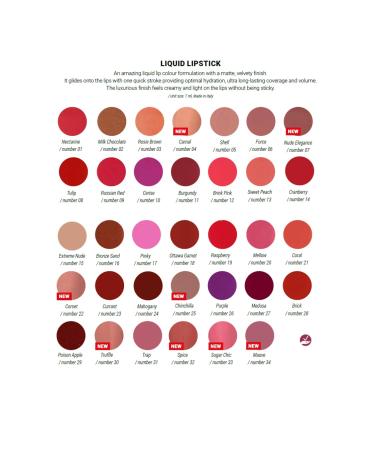 Buy 2 in 1 Matte Liquid Lipstick & Lip Liner Set - Non-Smudge Quick Drying Highly Pigmented | 19 Raspberry - Hydrating Formula Made in Italy - Buy Online on GoSupps.com