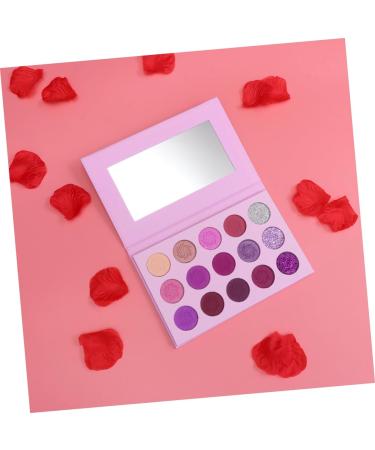 Angoily 15 Eyeshadow Makeup Palette Eye Shadow Miss Make up Kit Pearlescent 1 count (Pack of 1) Purple - Buy Online on GoSupps.com