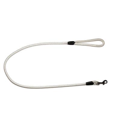 Leash - Rope leash with hand loop Basic 10mm 27 colours 7 lengths (1.20 m white) 1.20 m white