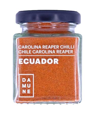 DAMUNE Carolina Reaper Powder - 45g - World's Hottest Chili Pepper