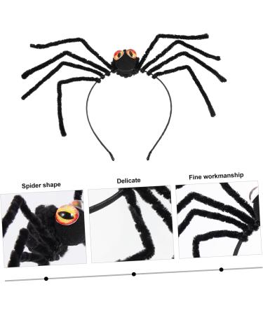 Didiseaon Spider Headdress Day of The Dead Headwear Spider Web Fascinator Spider Halloween Costume Makeup Headbands Prom Hair Accessories Hair Gems for Women Spider Cosplay Polyester Plush - Buy Online on GoSupps.com