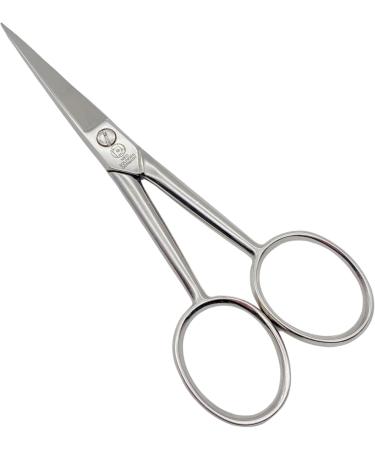 NTS-Solingen Industrial Cup Scissors | Curved Thread Cutter | Nickel-Plated C45 Steel | 14 cm (5.5 inch) | Made in Solingen | Precision Cutting Tools - Buy Online on GoSupps.com