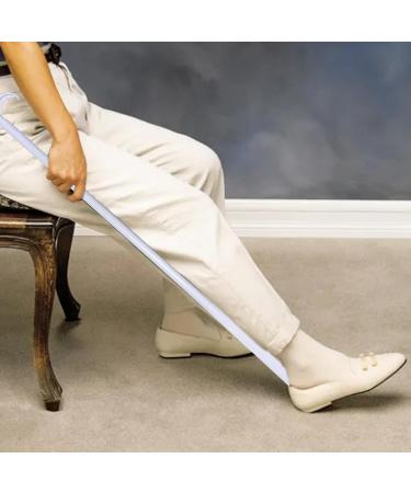 Sock Threader | Put On Socks Helper | Put On Socks Aid Device for Home Multifunction Detachable Dressing Hook Adjustable Shoe Horn Function Fanelod White B - Buy Online on GoSupps.com