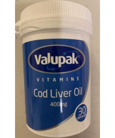 6 x COD Liver Oil 400MG VALUPAK 30's