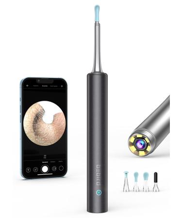 Ear Wax Removal, BEBIRD Ear Cleaner Camera, Ear Cleaning Kit with 1080P FHD Wireless Wi-Fi Earwax Removal Kit 6 LED Lights,IP67 Waterproof Ear Camera Compatible with iPhone,iPad&Android Phones(Black)