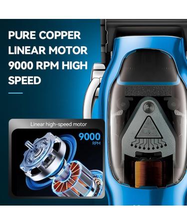 MAYIT Hair Clippers for Men - Professional Rechargeable Electric Hair Cutter Fully Automatic Beard Trimmer Precision Hair Clipper - Buy Online on GoSupps.com