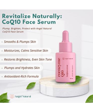 Coenzyme Q10 Face Serum - Anti-Aging Moisturizer for Sensitive Skin | Reduce Fine Lines Wrinkles & Plump Skin with Vitamin C & Hyaluronic Acid - 1 Oz Premium Korean Skincare - Buy Online on GoSupps.com