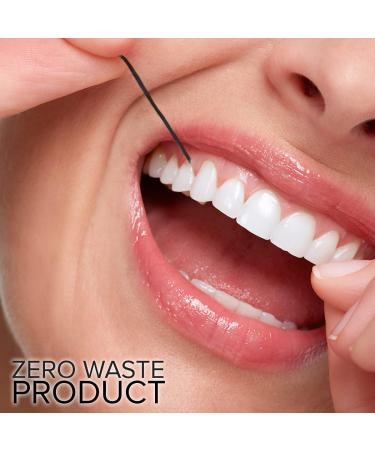 Biodegradable Mint Dental Floss - 2X Refillable Organic & Vegan - Eco-Friendly Bamboo Charcoal Spool | Cruelty-Free & Compostable - Buy Online on GoSupps.com