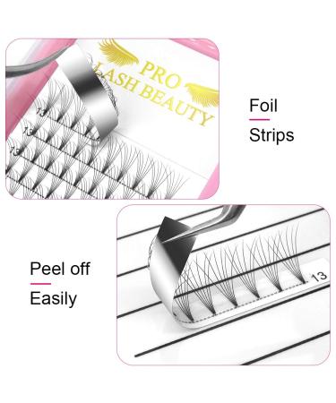 Buy 6D-D0.07-15 Short Stem Eyelash Extensions - 0.07 D Curl Volume Eyelashes - Finished Compartments for Stunning Looks - Buy Online on GoSupps.com