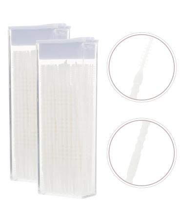 Buy 2 Boxes of PP Interdental Brushes Travel-Friendly Daily Teeth Cleaner for Small Spaces & Outdoor Use - Buy Online on GoSupps.com