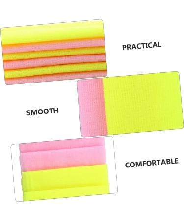 Healeved 8pcs Nylon Bath Towel Scrubber Set - Gentle Infant and Baby Body Exfoliating Sponge and Scrubber - Buy Online on GoSupps.com
