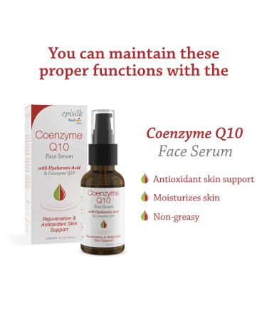 Hyalogic Episilk Coenzyme Q10 Serum with Hyaluronic Acid | Antioxidant Facial Serum for Collagen & Dry Skin Rejuvenation - 1 fl oz - Buy Online on GoSupps.com