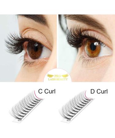 6D-D-0.10-11mm Pre Made Fan Eyelash Extensions - Short Stem Russian Volume Lashes 0.07/ 0.10 - 11mm - Buy Online on GoSupps.com