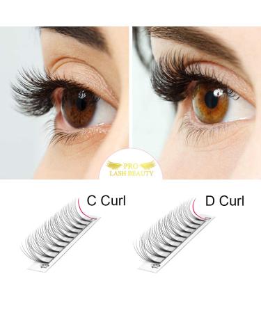 Buy 6D-D0.07-15 Short Stem Eyelash Extensions - 0.07 D Curl Volume Eyelashes - Finished Compartments for Stunning Looks - Buy Online on GoSupps.com