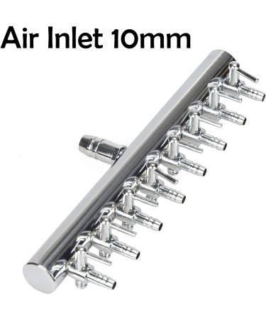 Pawfly 8-Way Aquarium Air Flow Regulator | Chrome Copper Splitter Valve for International Shipping - Buy Online on GoSupps.com