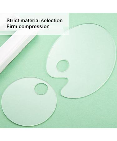 Bodhi2000 Transparent Nail Art Palette Set - Easy Clean Makeup Display Tray for Manicure Tools | International Shipping - Buy Online on GoSupps.com