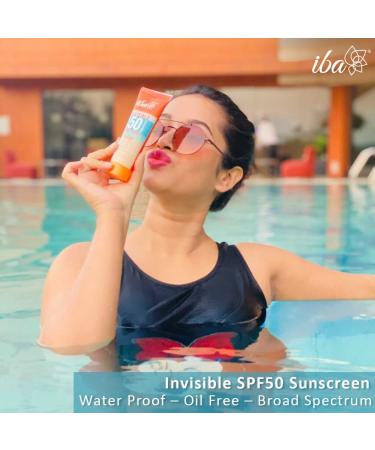 Invisible SPF 50 Sunscreen PA++++ - Gel-Based Oil-Free Matte Finish Paraben-Free | 80g - Suitable for All Skin Types - Buy Online on GoSupps.com
