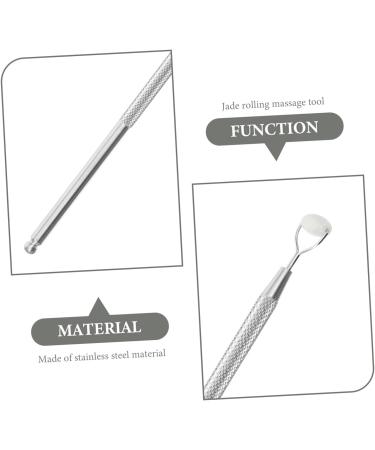 WOONEKY Beauty Massager Jade Rolling Eye Massager Jade Eye Skin Massager Jade Rolling Face Massager Jade Eye Massager Jade Face Skin Massager Jade Face Massager Jade Eye Massage Tool - Buy Online on GoSupps.com