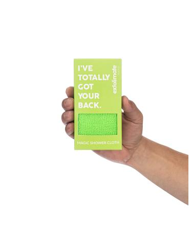 ExfoliMATE Magic Exfoliating Shower Cloth | Revitalize Skin & Achieve Youthful Complexion (Pocket 2.0 Green) - Shop Now - Buy Online on GoSupps.com