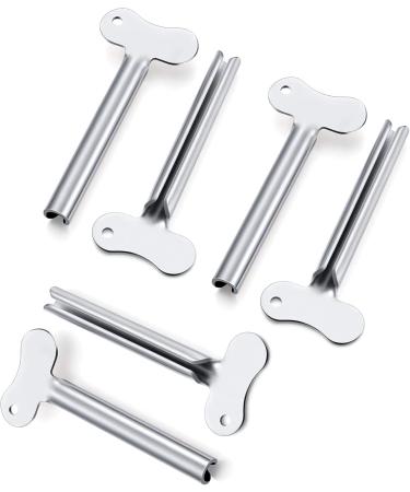 Hsthe Sea 6 pieces metal toothpaste squeezer squeeze tube stainless steel tube squeezer key roll tube creams colour squeezer tool for bathroom - Buy Online on GoSupps.com