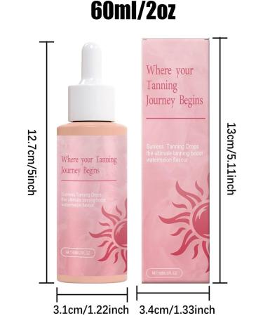  G n rique Tanning Drops 60 ml Moisturizing -Tanner Hydrating Sun Drops Natural Bronze Glow Nourishing Gradual Tan Liquid Face Sunkissed Complexion Enhancer for All Skin Types - Buy Online on GoSupps.com