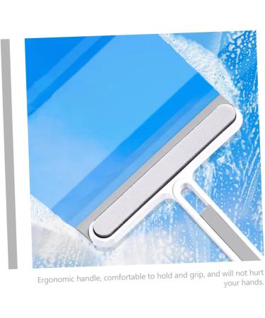KONTONTY Wiper Cleaning Brush Razor Scraper Window Screen Cleaner Squeegee for Car Windows Silicone Spatula Turner Auto Glass Cleaner Floor Cleaner Shower Bathroom White Inflatable Rojas Pp - Buy Online on GoSupps.com