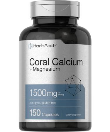 HorbÃƒÂ¤ach Coral Calcium 1500mg - 150 Capsules - Buy Online on GoSupps.com
