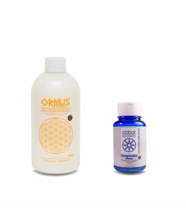KIT ORMUS/MONOATOMIC Gold(Magnesium Calcium zinc Iron Potassium Phosphorus) + Detox Tablets (Zeolite shungite & Activated Charcoal) High bioavailability Marine Minerals- 100% Natural