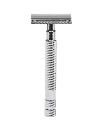 Fendrihan Steeles Double Edge Safety Razor - Twisted Lined Handle for Precision Shaving | International Shipping Available - Buy Online on GoSupps.com