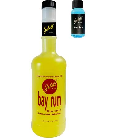 Bay Rum Aftershave 16oz/1pt Regular version and 126 S 1oz Aftershave. Authentic Manufacturer Direct with Black Logo label 16_BayRum1oz_ 126 S
