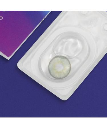 Shop Salo Gray Silicone Comfort Contact Lenses | Natural Gray Color | International Shipping - Glamlens 1 Pair - Buy Online on GoSupps.com