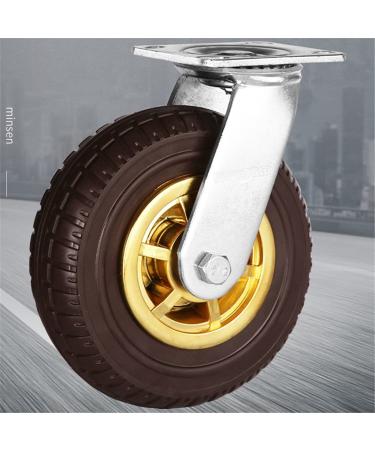 Heavy Duty Rubber Beacon Wheel 4 Inch Wear-Resistant High Load-Bearing Caster Silent Double Shaft Cart Wheel Universal Wheel (Color : A) (B) - Buy Online on GoSupps.com