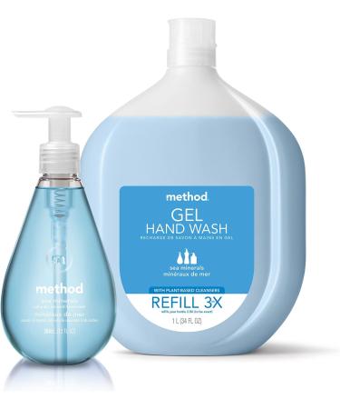 Method Gel Hand Soap Pink Grapefruit 12 ounce (Pack of 3) - Buy Online on GoSupps.com