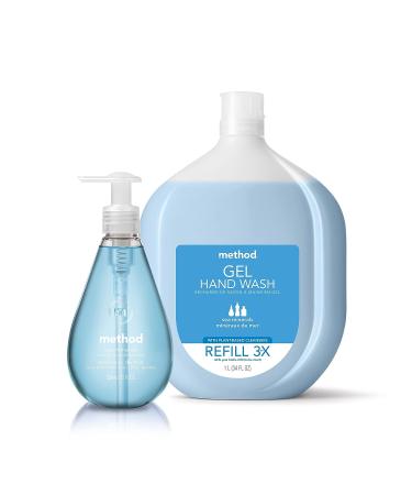 Method French Lavender Gel Hand Soap Refill - 34 Fl Oz, Biodegradable Formula in Recyclable Bottle - Buy Online on GoSupps.com