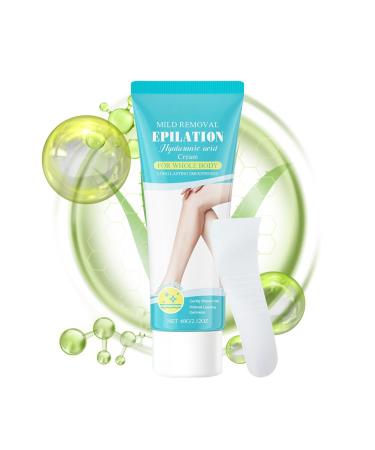 Hair Removal Cream - Hair Removal for Sensitive Skin Instant Lightening Formula for Body Hair Removal Suitable for Face Legs and Intimate Areas