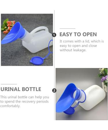 ICEMOB Unisex Urinal Pot 1000Ml Portable Urinal with Lid Spill Proof Urine Bottles for Camping Outdoor Travel Mobile Toilet Urinal Provide You with The Ultimate Comfort Experience Women - Buy Online on GoSupps.com