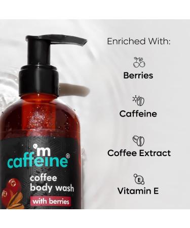 Shop mCoffee Body Wash with Berries | De-Tan & Deep Cleansing Shower Gel with Vitamin C | Energizing Fruity Aroma | Unisex | 6.8 fl oz - Buy Online on GoSupps.com