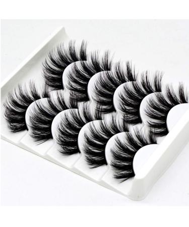 False Eyelashes Elocoise | 5 Pairs 3D Reusable Handmade Eyelashes for Stunning Eye Makeup (3D-47) - International Shipping Available - Buy Online on GoSupps.com