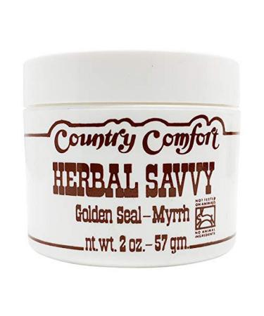 Country Comfort Herbal Savvy Goldenseal Myrrh Supplement, 2 Ounce