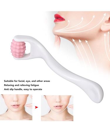 DAUZ Face Muscle Massage Roller - Portable Silicone Face Roller for Office Use (Pink) - Best International Shipping Available - Buy Online on GoSupps.com