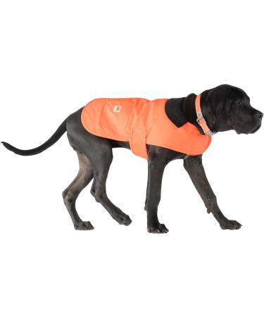 Carhartt Herren Firm Duck Insulated Dog Chore Coat - Small Hunter Orange/Messing | Durable & Stylish for Outdoor Adventures - Buy Online on GoSupps.com