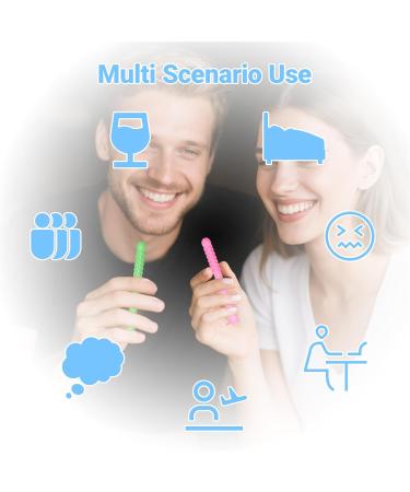 3Pcs Essential Oil Breath Stick for Fresh Breath Reusable Aromatherapy Breath Stick with 9 Replacement Cores Portable for Travel Office(Green) - Buy Online on GoSupps.com