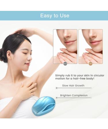 Crystal Hair Eraser: Reusable Magic Painless Hair Remover for Women - Washable Blue Hair Remover for Arms, Legs, and Back - Buy Online on GoSupps.com