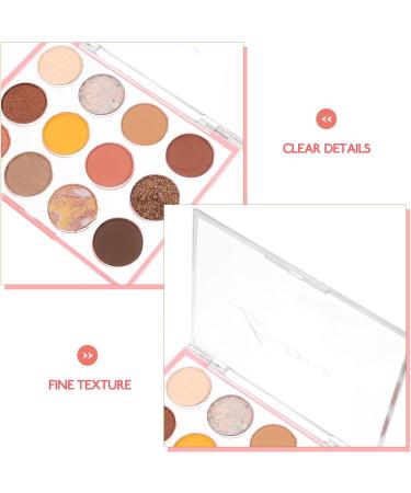 NOLITOY 12 Girds Colorful Matte Shimmer Eyeshadow Palette for Eye Makeup High Pigmented Eye Shadow Primer Powder Palet A As Shown - Buy Online on GoSupps.com