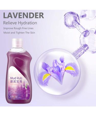 Buy Mud Rubbing Artifact 350ml Lavender Exfoliating & Moisturizing Skin Cleansing Gel | International Shipping Available - Buy Online on GoSupps.com