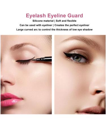 Mascara Eyelash Shield Tool Quick Stencil Aid Multifunctional Reusable Silicone Applicator Eyeliner Guard Eye Makeup Tool for Beginners - Buy Online on GoSupps.com