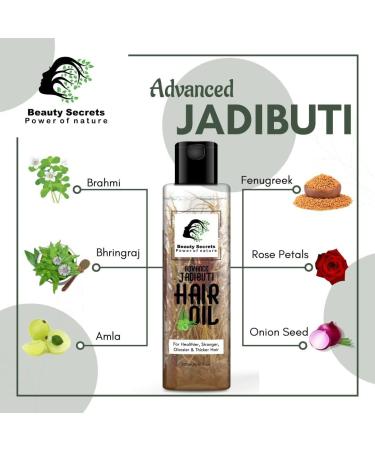  QURA QURA Advance Jadibuti Ayurvedic Oil for Hair Loss Control Hair Growth and a Healthy Scalp with 15 Natural Herbs and Oils such as Amla Bhringraj Kalonji and Black Sesame Seeds for Men and Women 200 ml - Buy Online on GoSupps.com