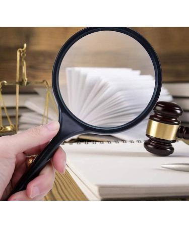 Spacmirrors Magnifying Glass 10x HD Handheld Magnifying Glass to Watch The Process of Magazine Reading Newspapers Holding Magnifying Glass Outdoor Magnifier - Buy Online on GoSupps.com