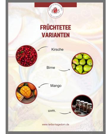  Lerbs & Hagedorn MANILA Fruit Tea 2 kg - Buy Online on GoSupps.com