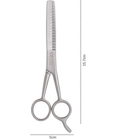 Professional 6.2 inch Hair Thinning Scissor with Hook - Double Sided Sharp Teeth for Barber Texturing - Men, Women, Kids - Buy Online on GoSupps.com